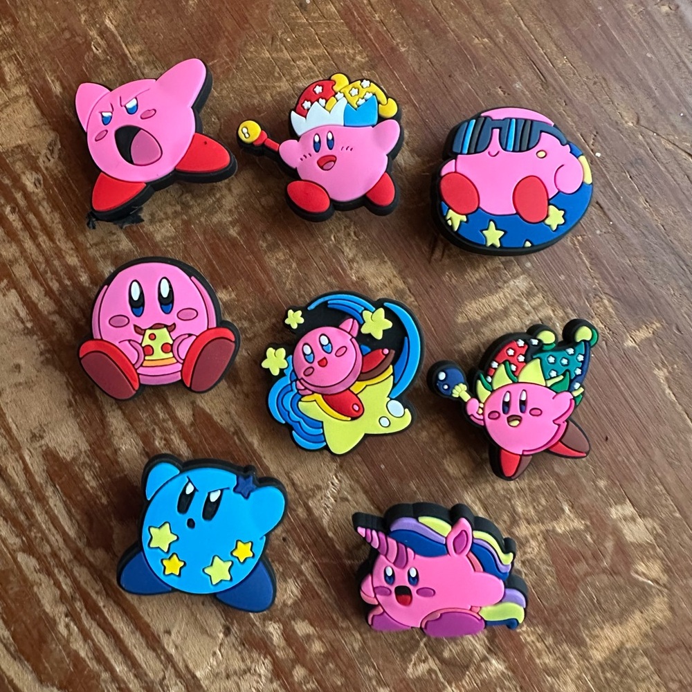 Kirby Crocs Charms
